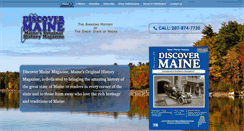 Desktop Screenshot of discovermainemagazine.com